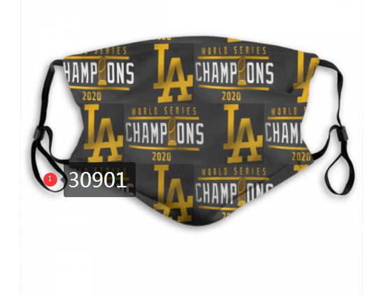 2020 Los Angeles Dodgers Dust mask with filter 121->mlb dust mask->Sports Accessory